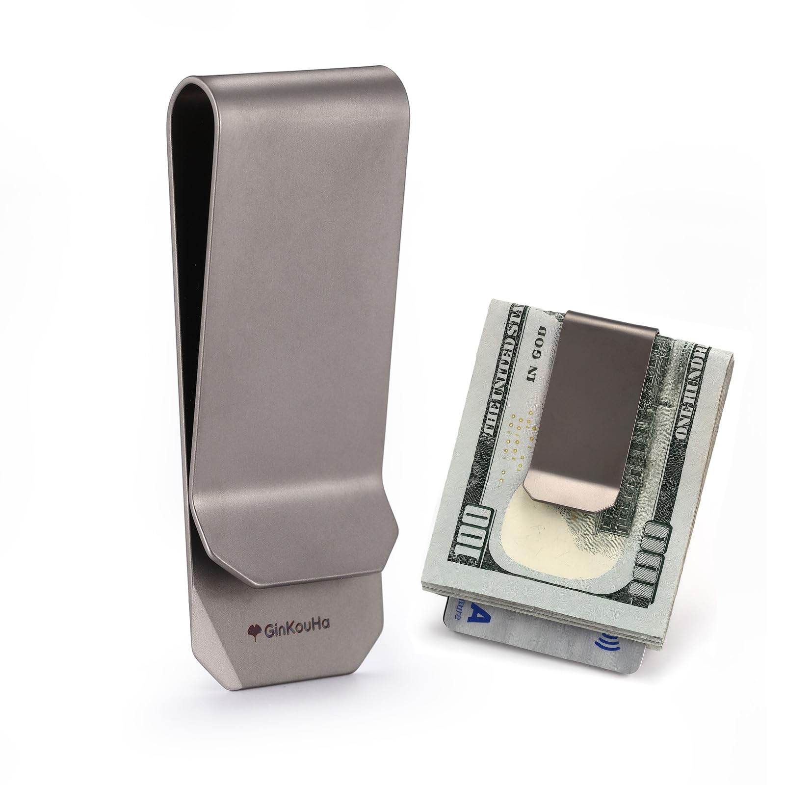 Titanium Money Clip for Men, Slim Money Clips Wallet for Cash Credit Card, as Screw Tool, Box Opener, MiniRuler, Money Holder-image-16