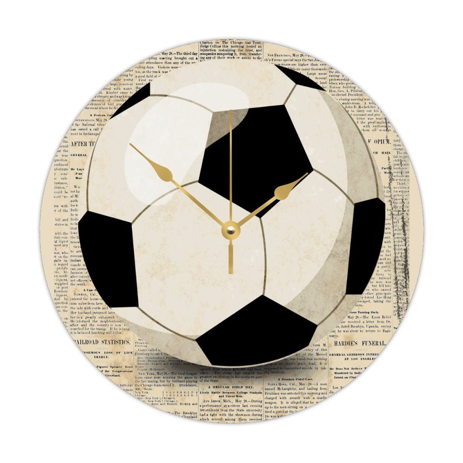 Horloge murale ronde en bois pour embellir une cuisine sans charme