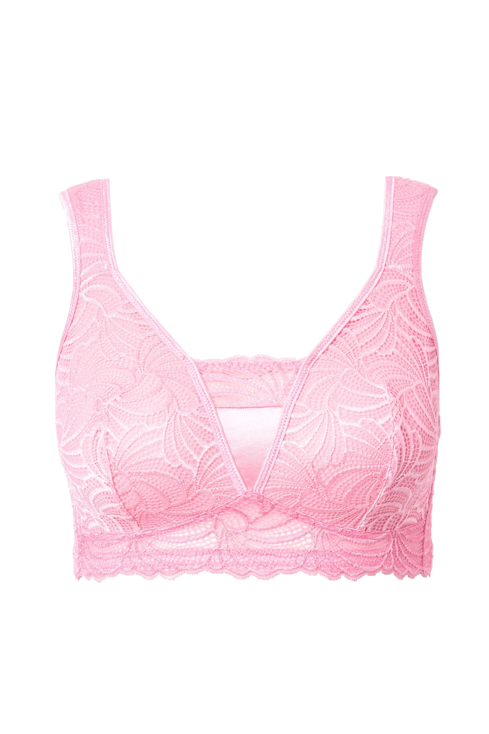 Ulla Popken Bralette di Pizzo Senza Ferretto 810224