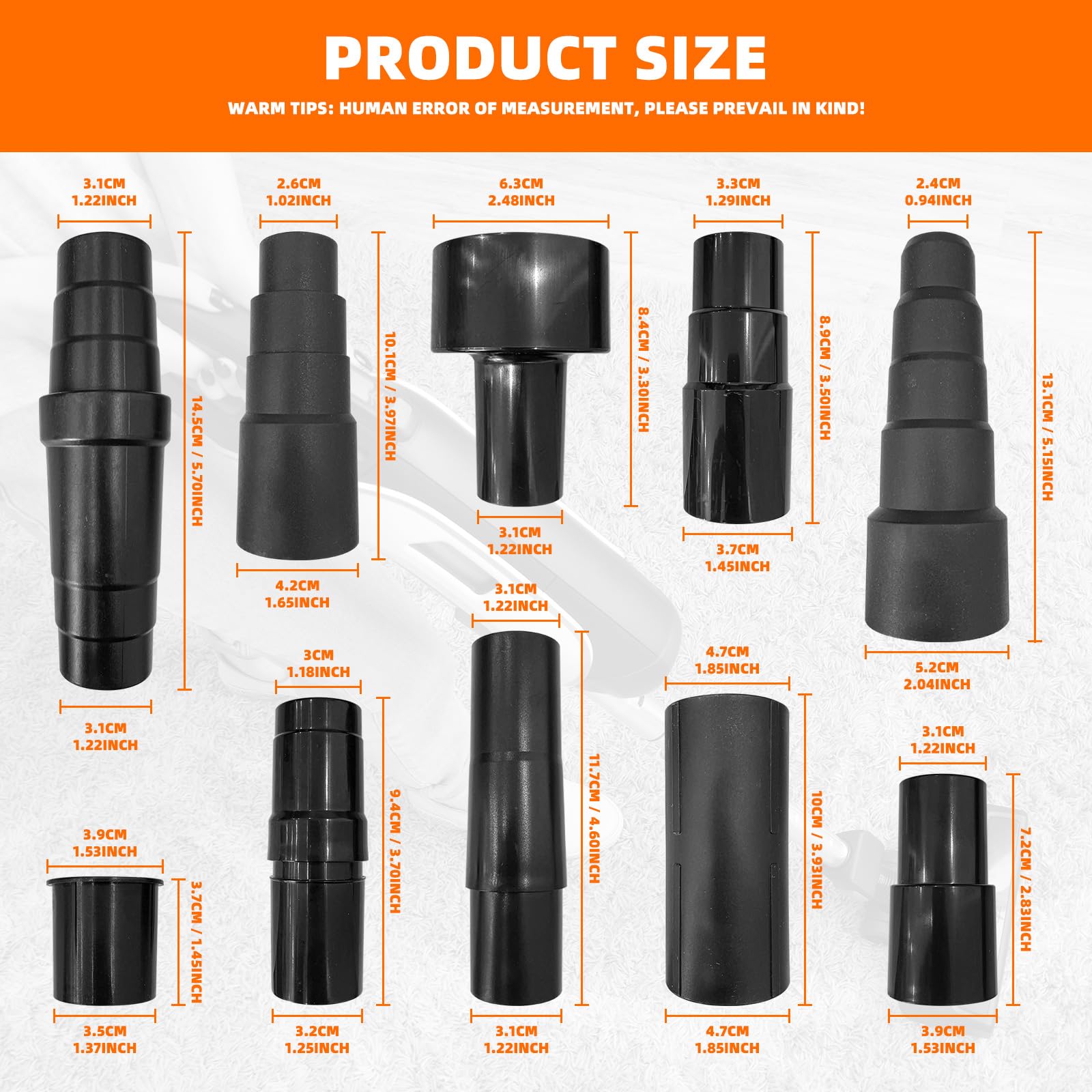 (未使用･未開封品)　Vacuum Cleaner Hose Adapter 35mm to 32mm 35mm to 35mm 40mm to 32mm 40mm to 35mm Vacuum Conversion Unit Vacuum Hose Reducer for Most Vac 0pbj0lf Amazon.com: EZ SPARES 35mm to32mm & 32mm to35mm Vacuum Hose