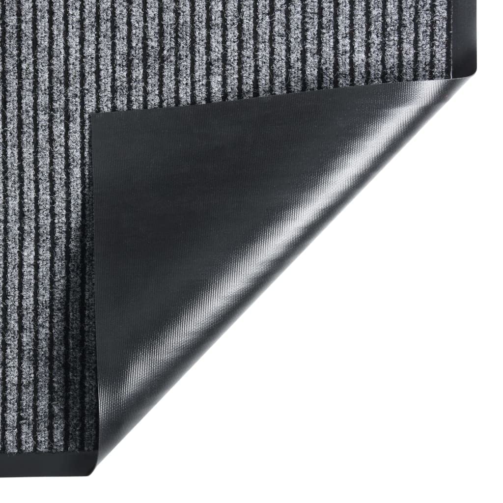 Maison & Jardin - Paillasson Rayé Gris 40x60 cm - Déco
