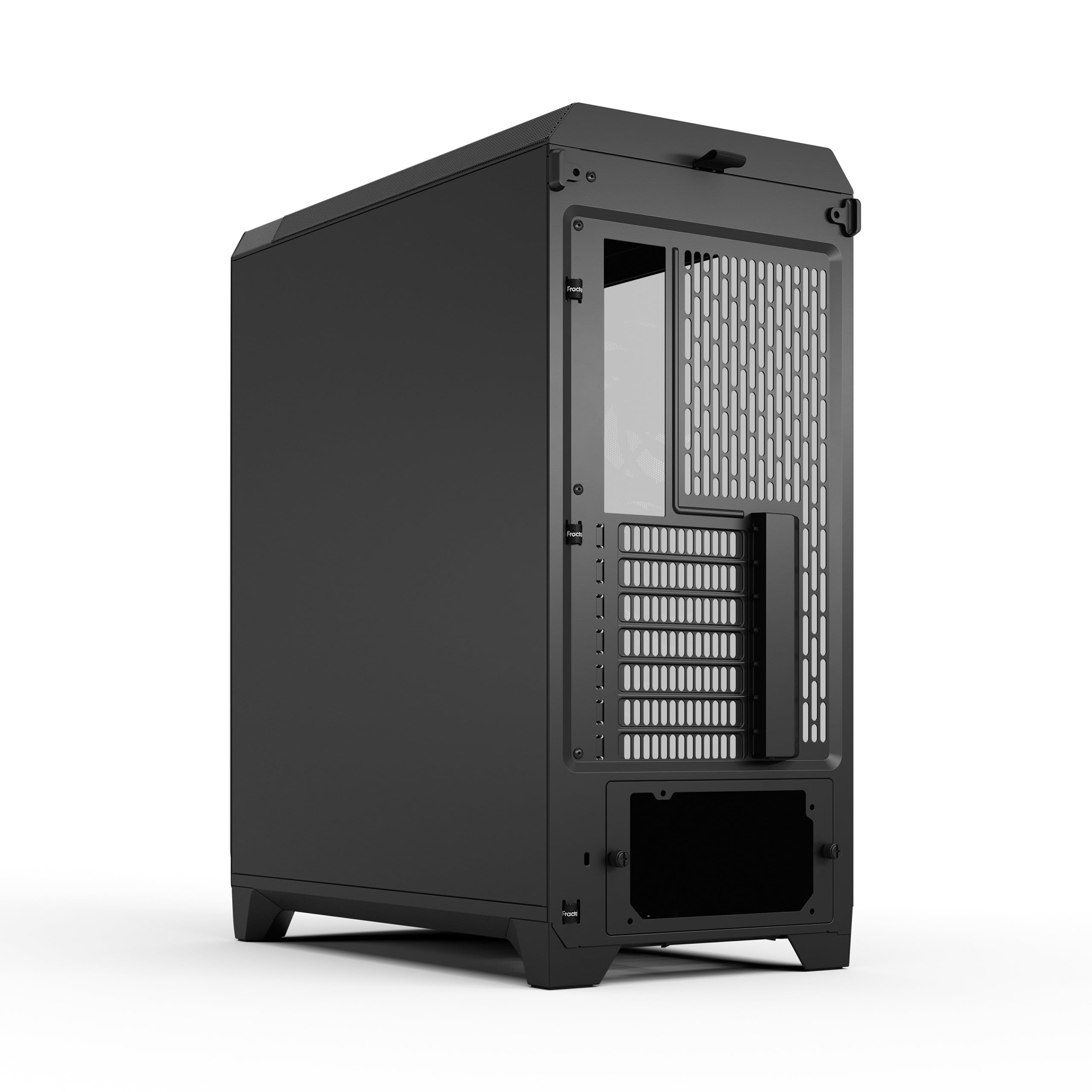 Fractal Design Meshify 3 Ambience Pro RGB Black TG Light Tint - Gaming Computer-Gehäuse – Facetten-Mesh-Front – Gen 2 ARGB Beleuchtung via Adjust Pro Hub – DREI RGB Momentum 14 Lüfter enthalten