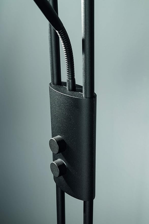 Fischer & Honsel Fischer & Honsel Floor lamp 1x LED 32W 1x LED 7W matte black, H.183cm photo 3