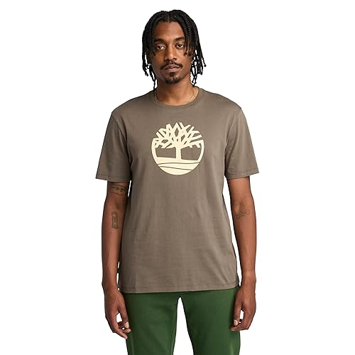 Timberland Mens Tree Logo Short Sleeve Shirt