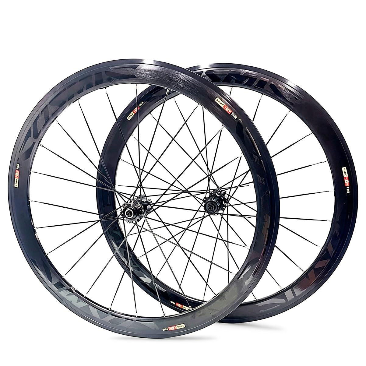 Juego De Ruedas De Bicicleta Carretera 700C Llantas Aleación Aluminio 50mm