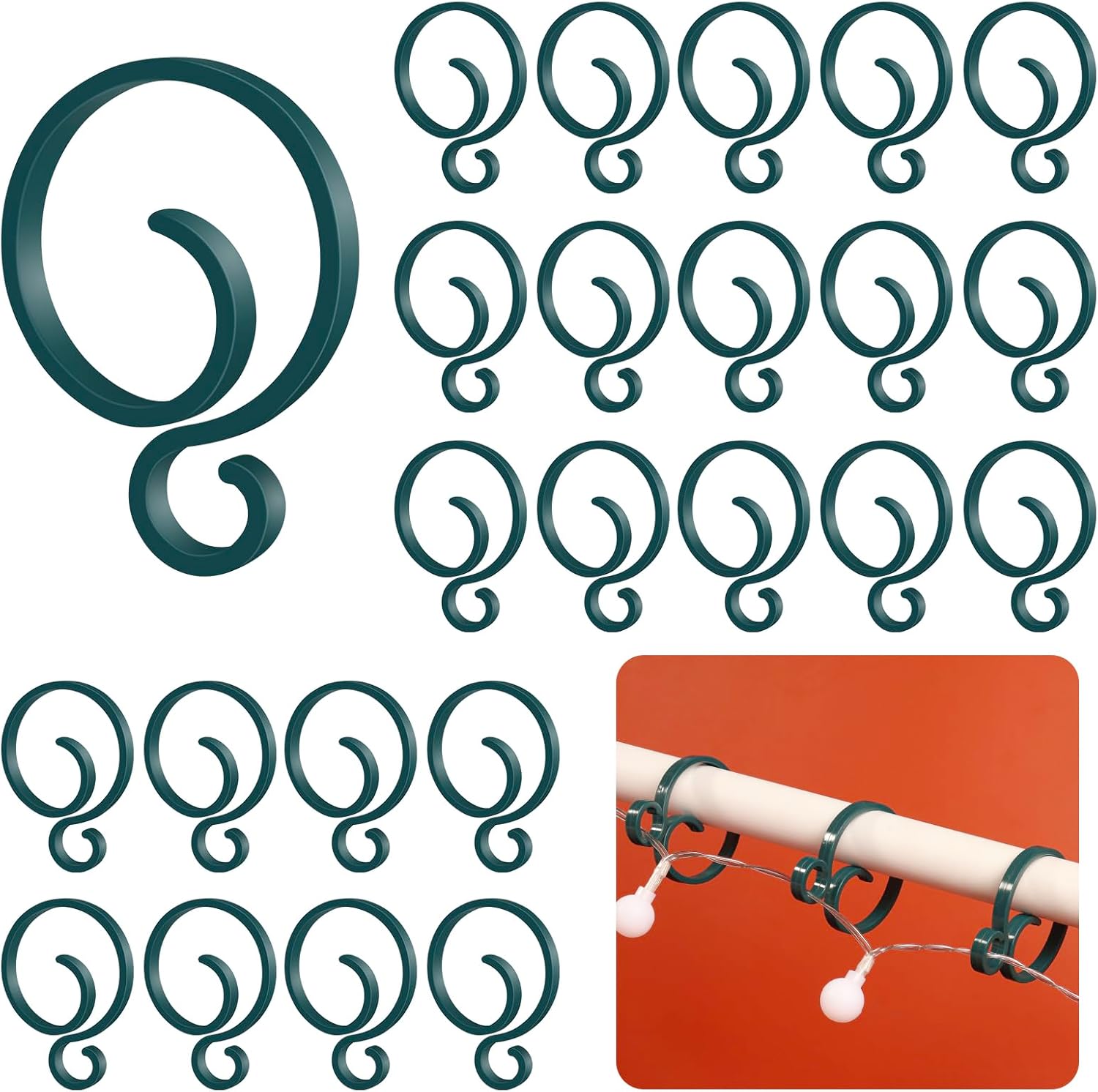 Christmas Banister Clips Christmas Light Clips for Banister