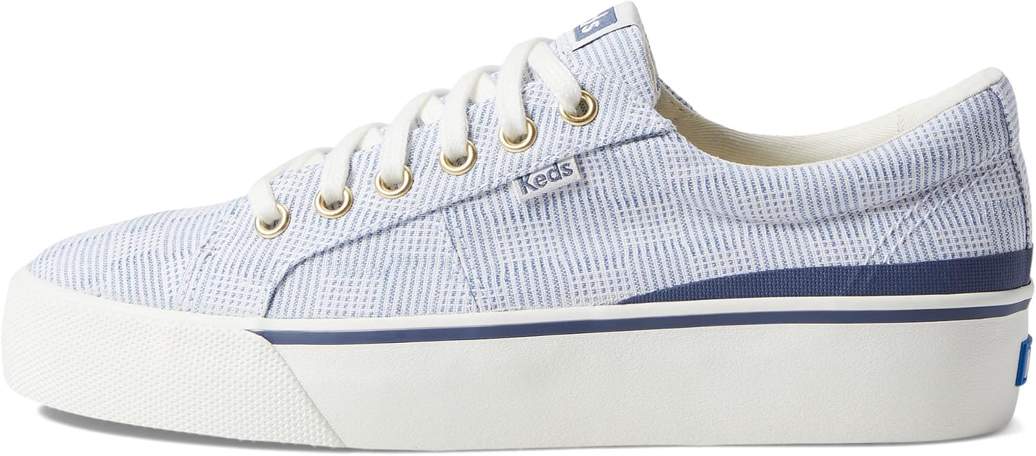 Keds Women's Jump Kick Duo Sneaker, Blue, 6