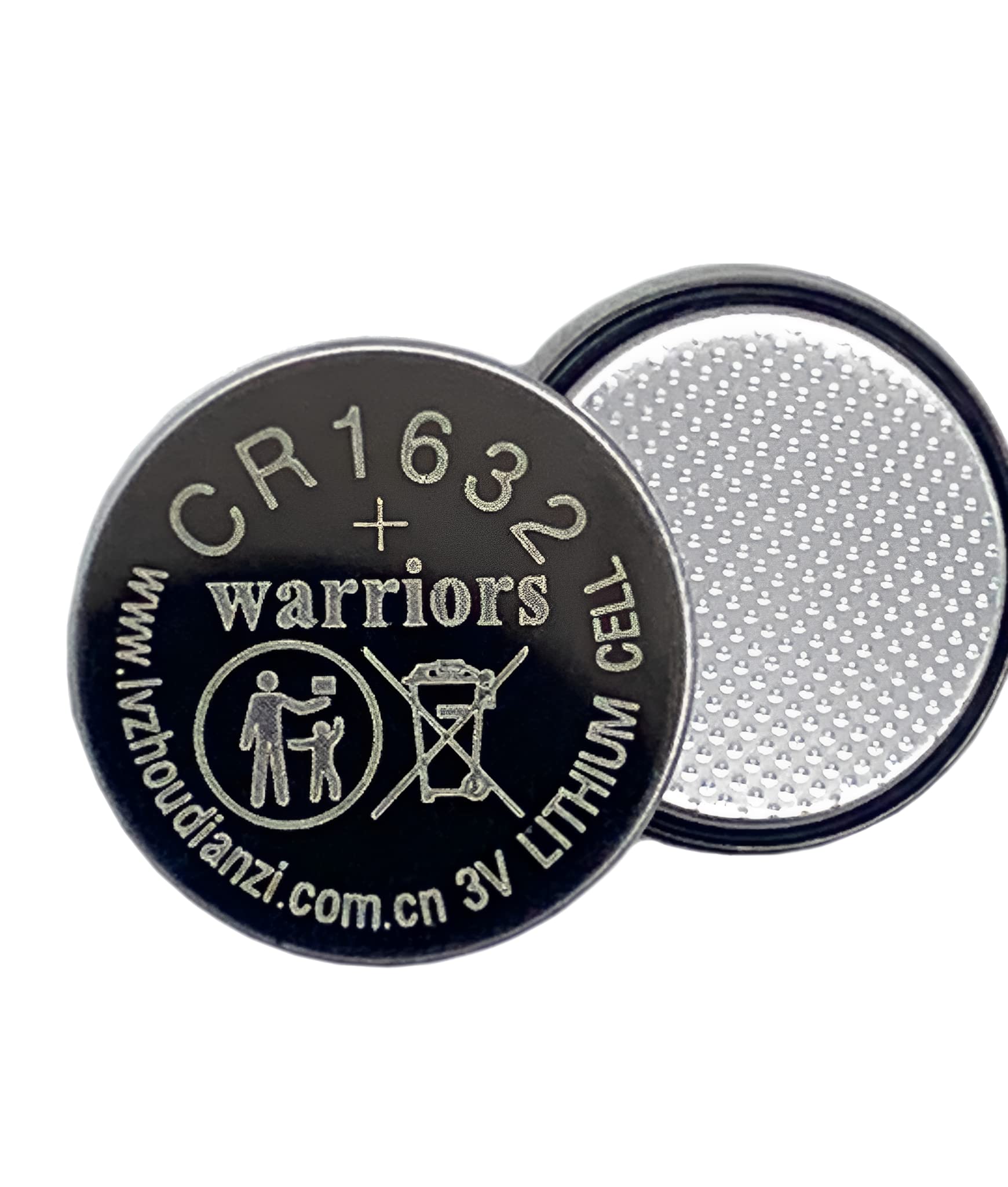 Warriors 5X Pile Piles 1632 CR1632 Bouton 3V,Emballage à l'épreuve des Enfants, Montres, télécommandes, Cartes mères d'ordinateurs, calculatrices