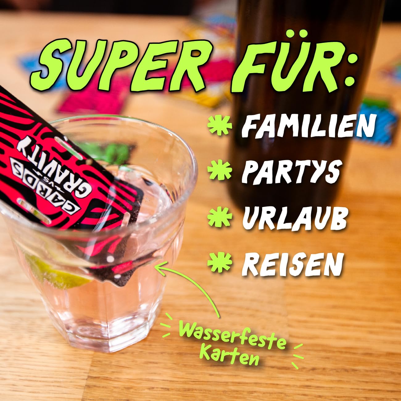 Big Potato Cards vs Gravity: Kannst du die Schwerkraft überwinden? Das perfekte Karten-Balancierspiel für die Kneipe oder zu Hause. Urkomischer Spaß für 2-8 Spieler (Mit Dosenadapter und Reisetasche)
