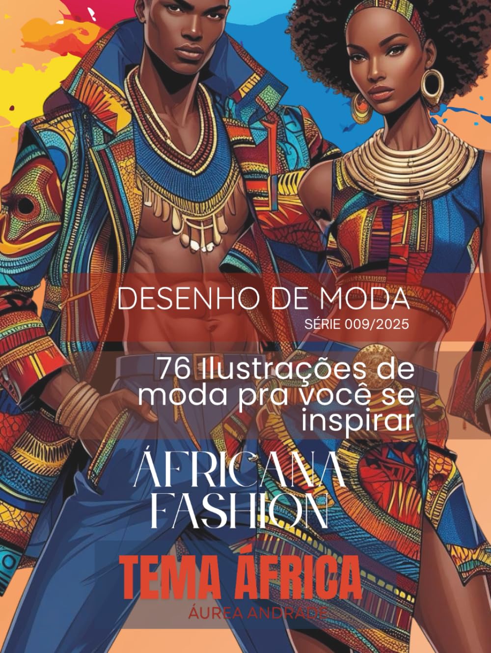 Moda África livre de 76 illustrations de mode et croquis de stylisme africain