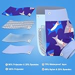 MOEMOE BABY Reusable Swim Diaper Washable Swimming diapers for Swimming Lessons, 3pcs, 4T