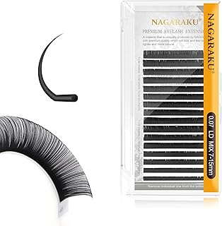 NAGARAKU Extensiones de pestañas clásicas J B...