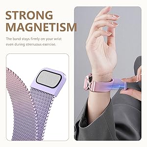 Dirrelo Metal Band Compatible for Apple Watch Bands for Women 40mm 41mm 38mm 42mm 44mm 45mm 46mm 49mm, Mesh Magnetic Strap Stainless Steel Wristband for iWatch Ultra Series 11 10/9/8/7/6/5/4/3/2/SE 3