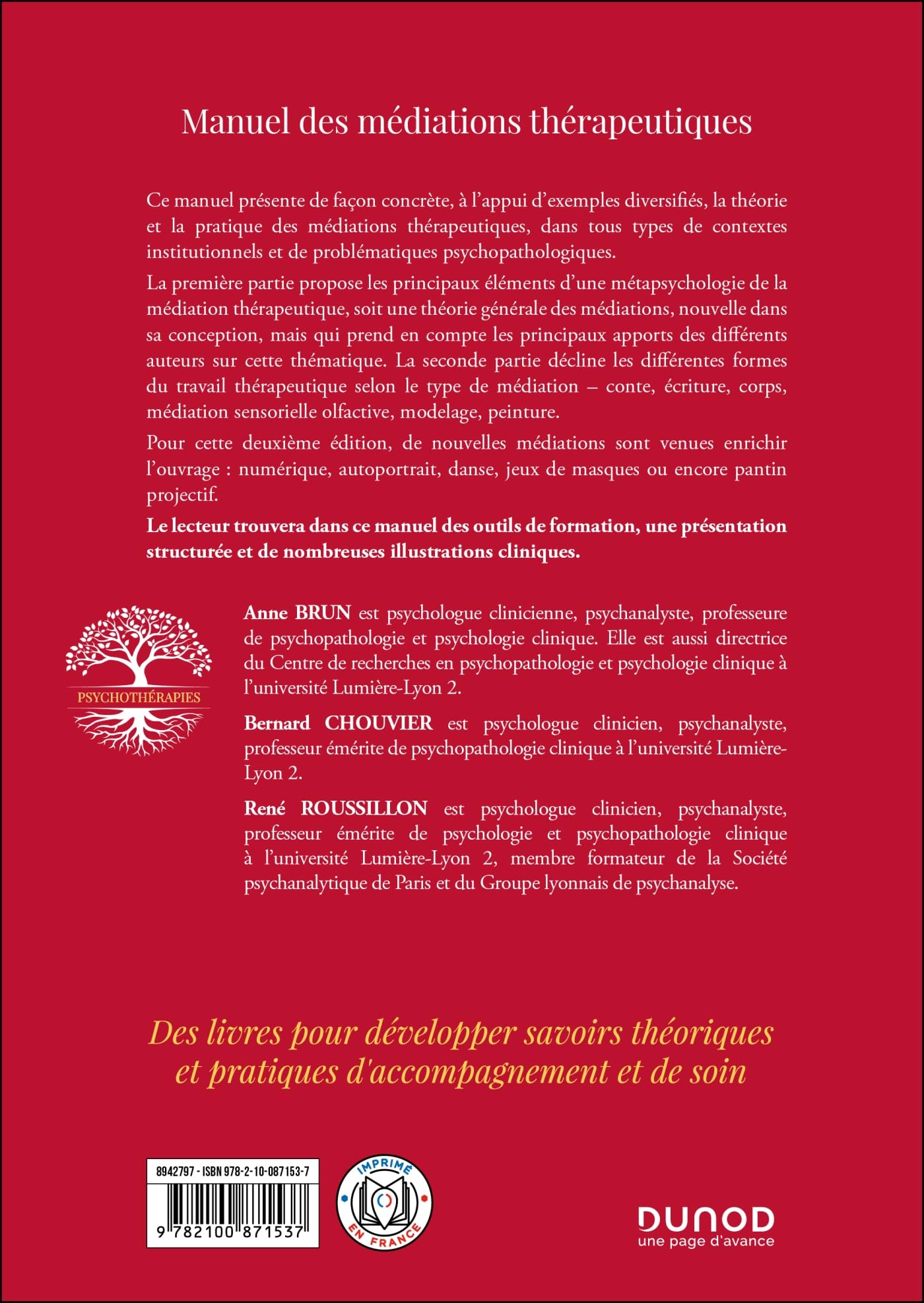 Manuel des médiations thérapeutiques - 2e éd.