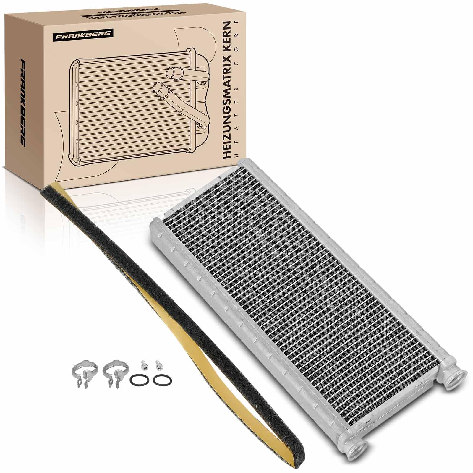 Frankberg Scambiatore di calore per riscaldamento interno 707201 | Compatibile con: Zafira Life Bus K0, Grandland X A18 P1UO, 3008 Van MC MJ MR, C4 Spacetourer, Partner Box/MPV K9