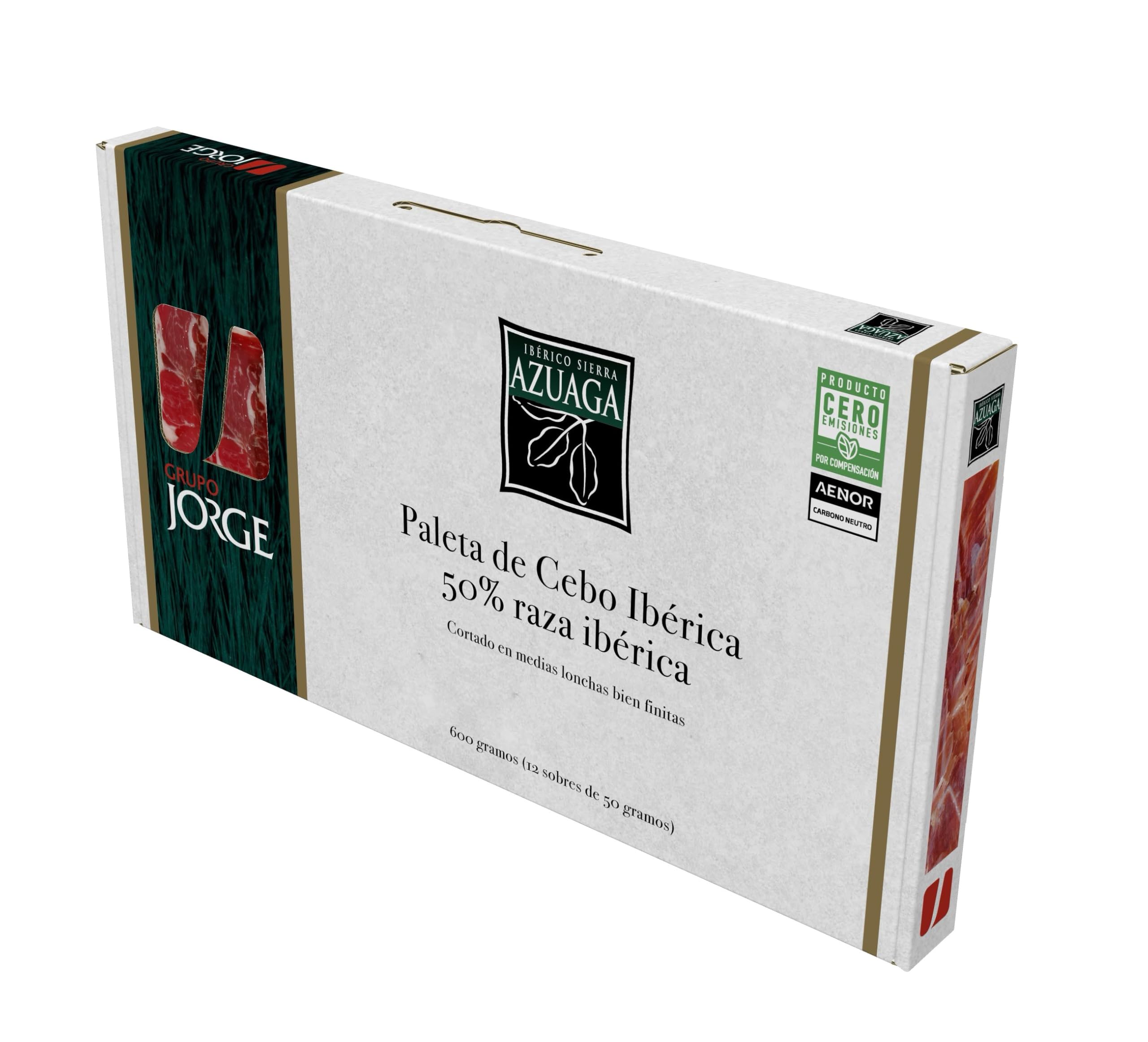 Azuaga MALETÍN, 1/2 Lonchas Paleta Cebo Ib 50% 12x50g