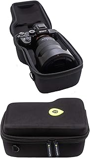 Alpha PRO CASE - Hard case Compatible with Sony A7S II, A7R II, A7 III, A7R III, A7R IV, a7S III, A9, A9II, A1 (Alpha 1) -Fits Camera Body w/Lens Sizes 10mm to 136mm - FITS Camera & Lens