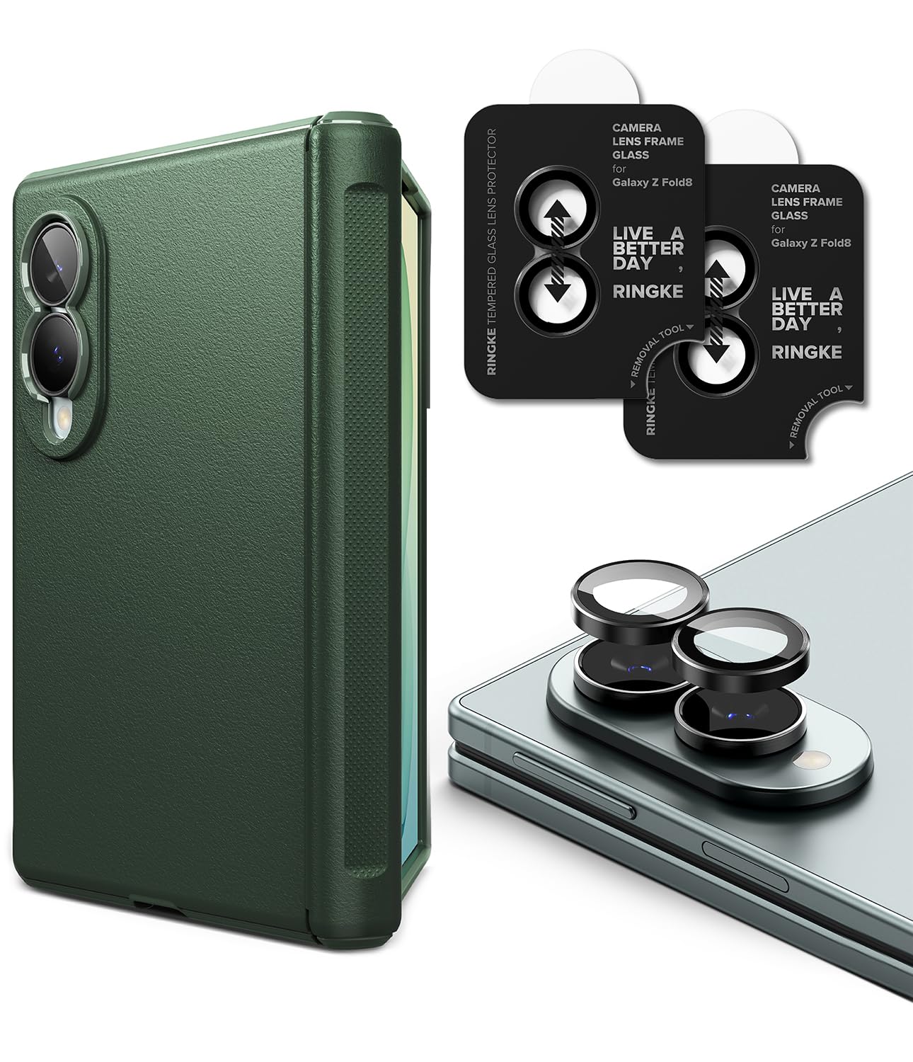 Ringke Funda y Protector Cámara para Galaxy Z Fold 8