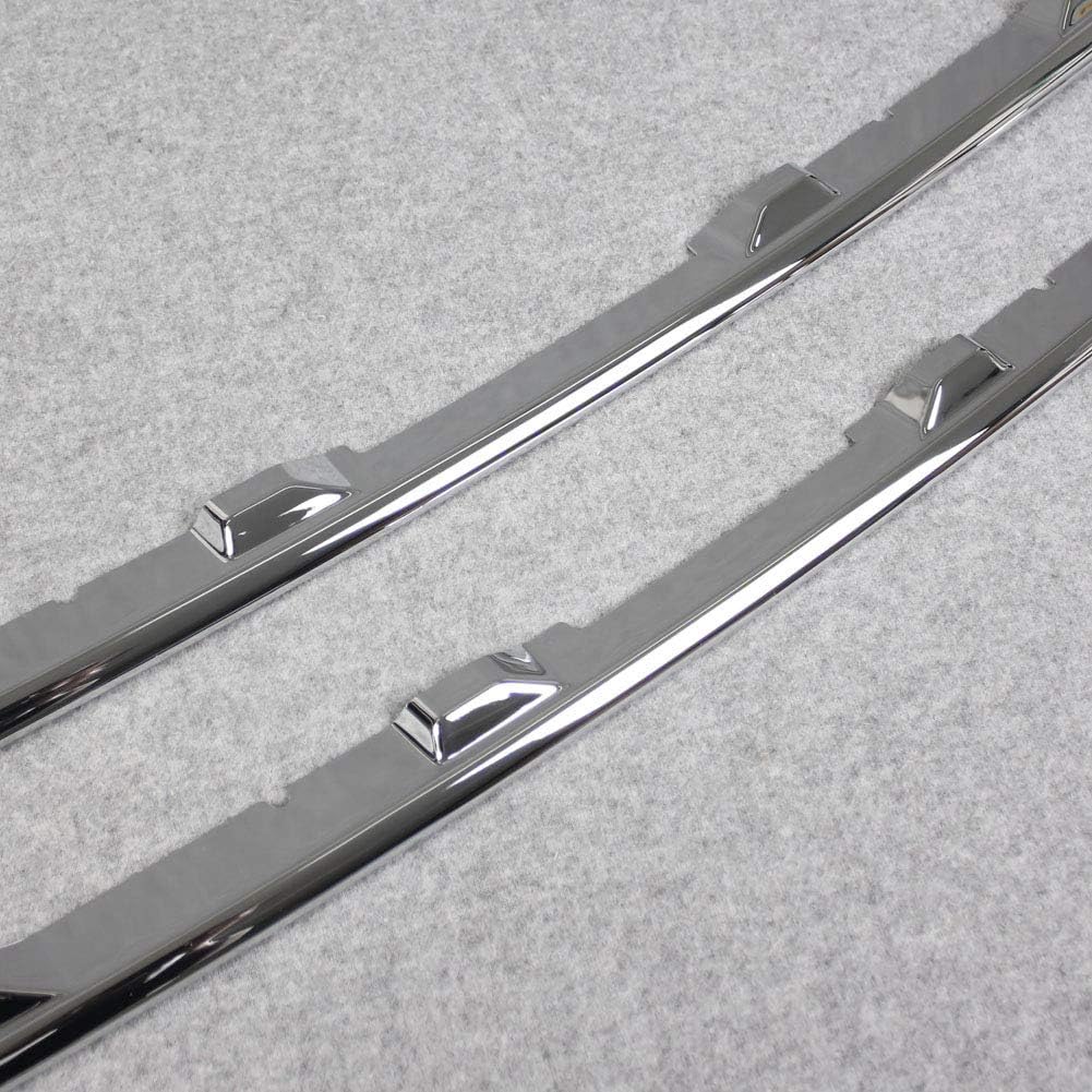 Beautost Fit for Subaru Forester 2019 2020 2021 Front Grill Grille Cover Trim Chrome
