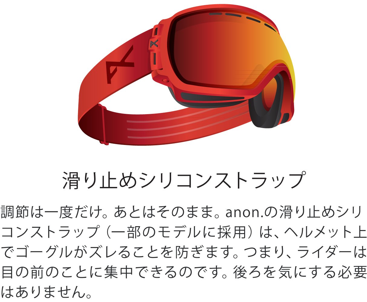 Amazon | Anon(アノン) スノーボード スキー ゴーグル メンズ MIG