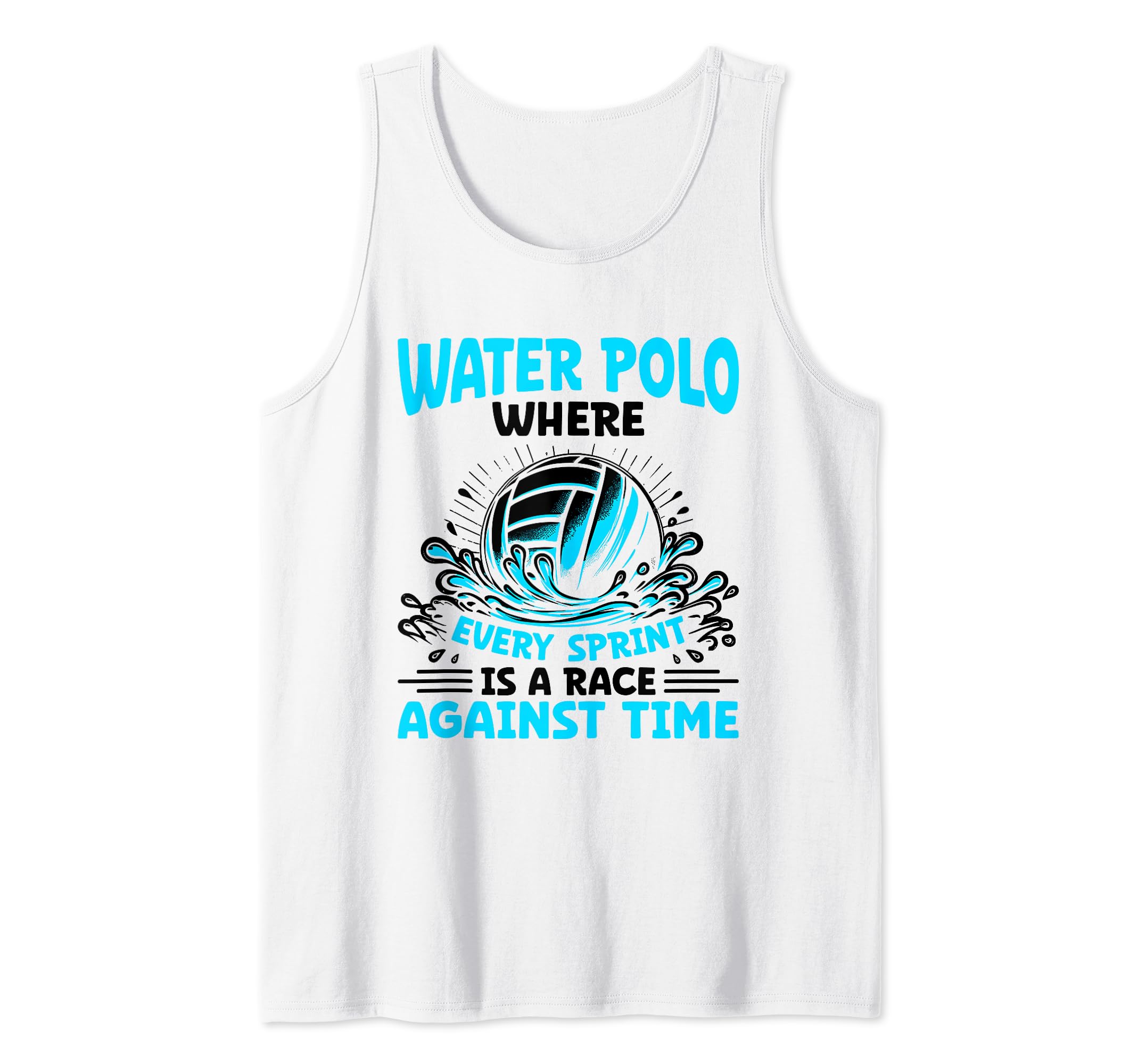 Water Polo Where Every Sprint Is A Race Against Time Aquatic Tank Top