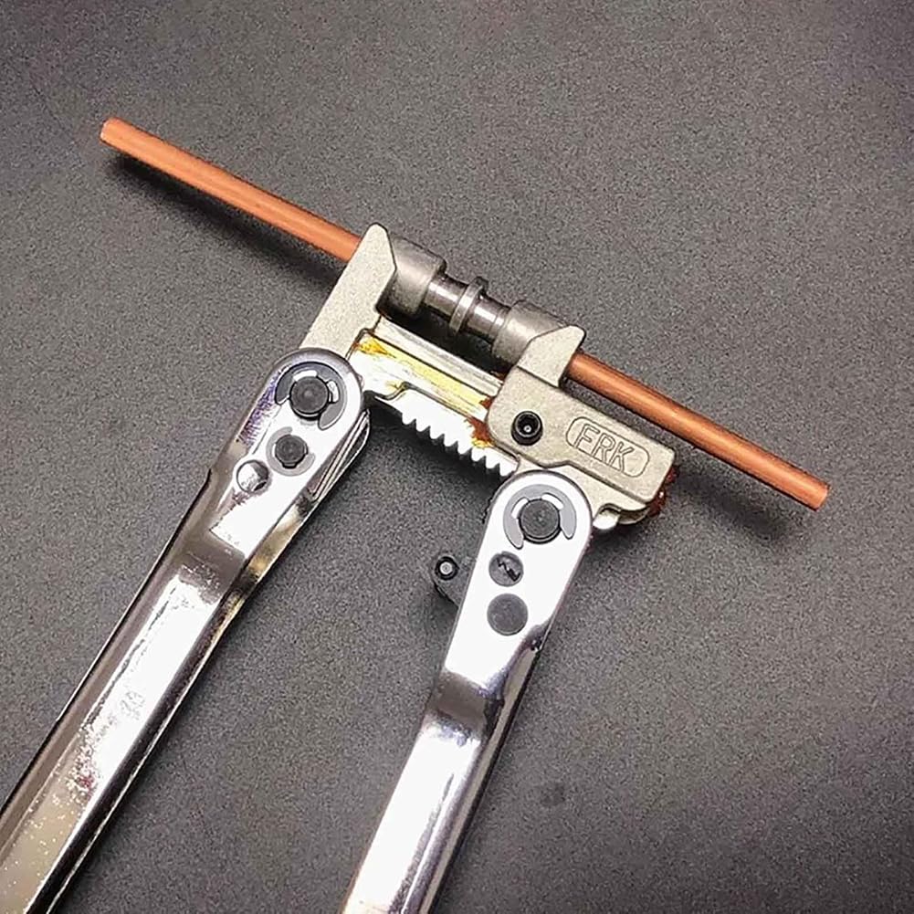 Ręczne szczypce do zaciskania miedzi, żelaza, aluminium, 8 mm narzędzie do zaciskania rur do zaciskania pierścieni blokujących lodówkę, niezawodna i trwała konstrukcja