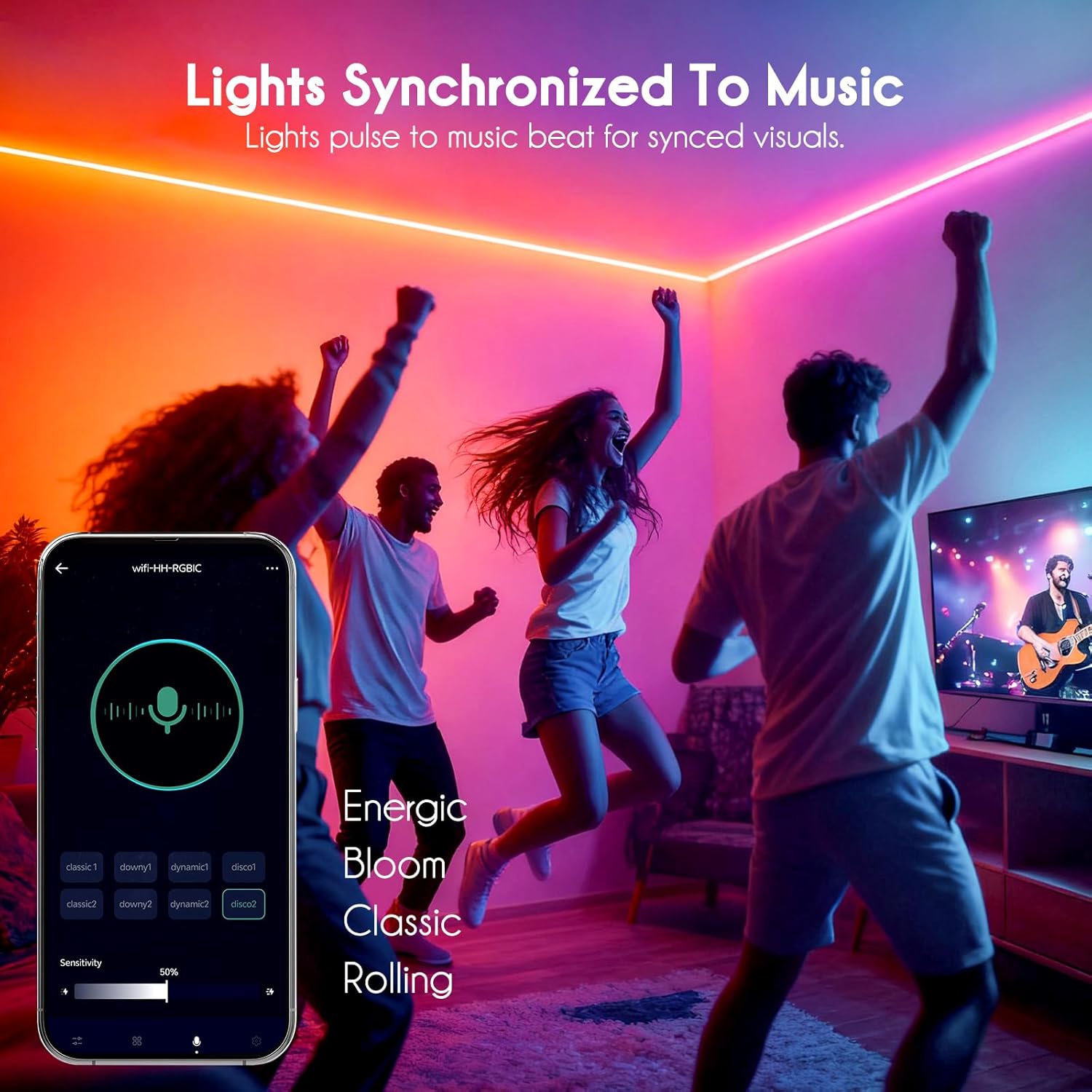 Shine Decor IP68 LED Strip Light 105 FT, DC 24V RGB+IC LED Strip Lights, Outdoor Rope Lights with Remote APP Control Music Sync, Color Chasing LED Lights Strip for Chrismas, Pool, Home Decor