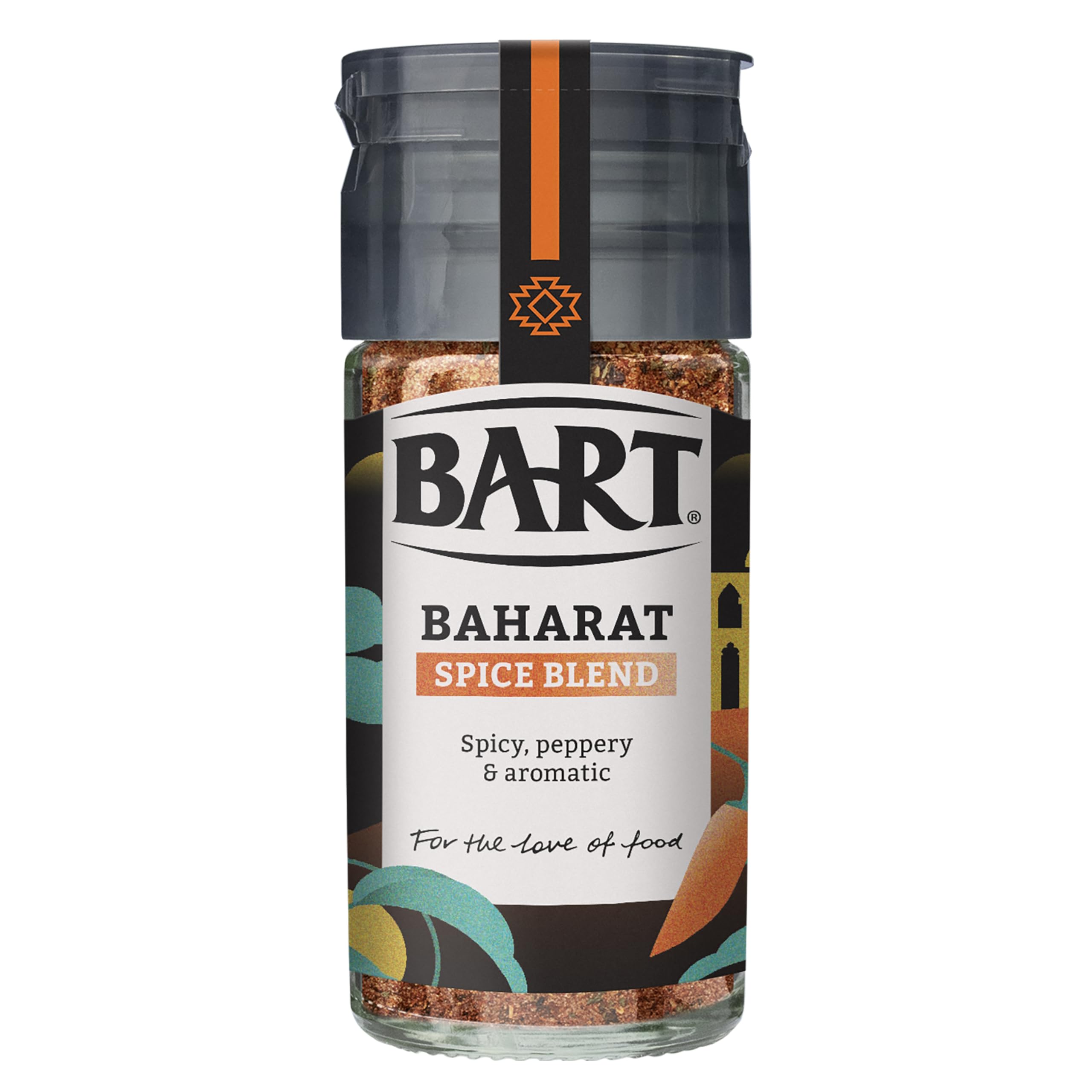 Bart Baharat Spice Blend Glass Jar 35g (Middle Eastern Cooking)