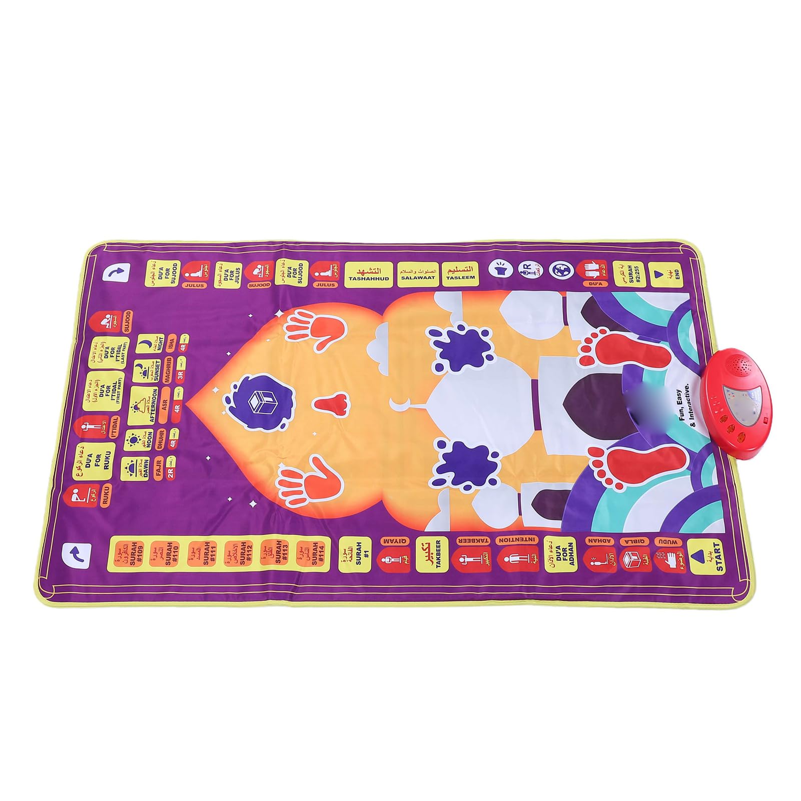 Matybobe Tappeto Educativo per Bambini con Funzioni Interattive