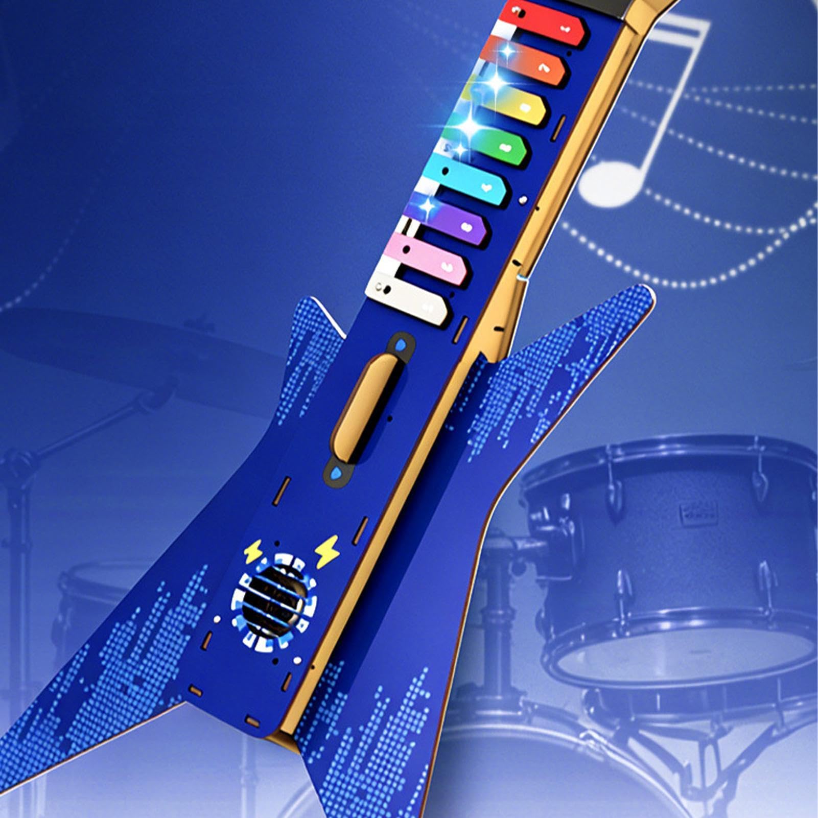 Zestaw do Budowy Gitary Puzzle Model Instrumentu Muzycznego Rękodzieło