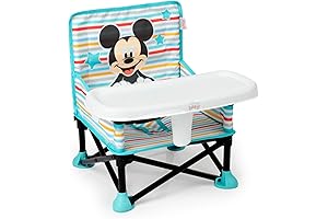 Bright Starts Disney Mickey Mouse Pop 'N Sit Portable Booster