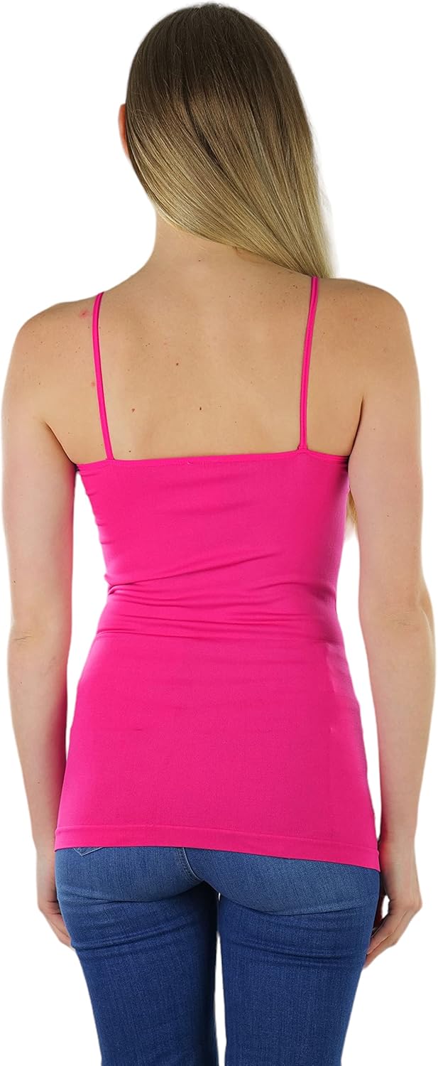 ToBeInStyle Women's Stretch Layering Scoop Neck Camisole Tanks & Camis - Image 2