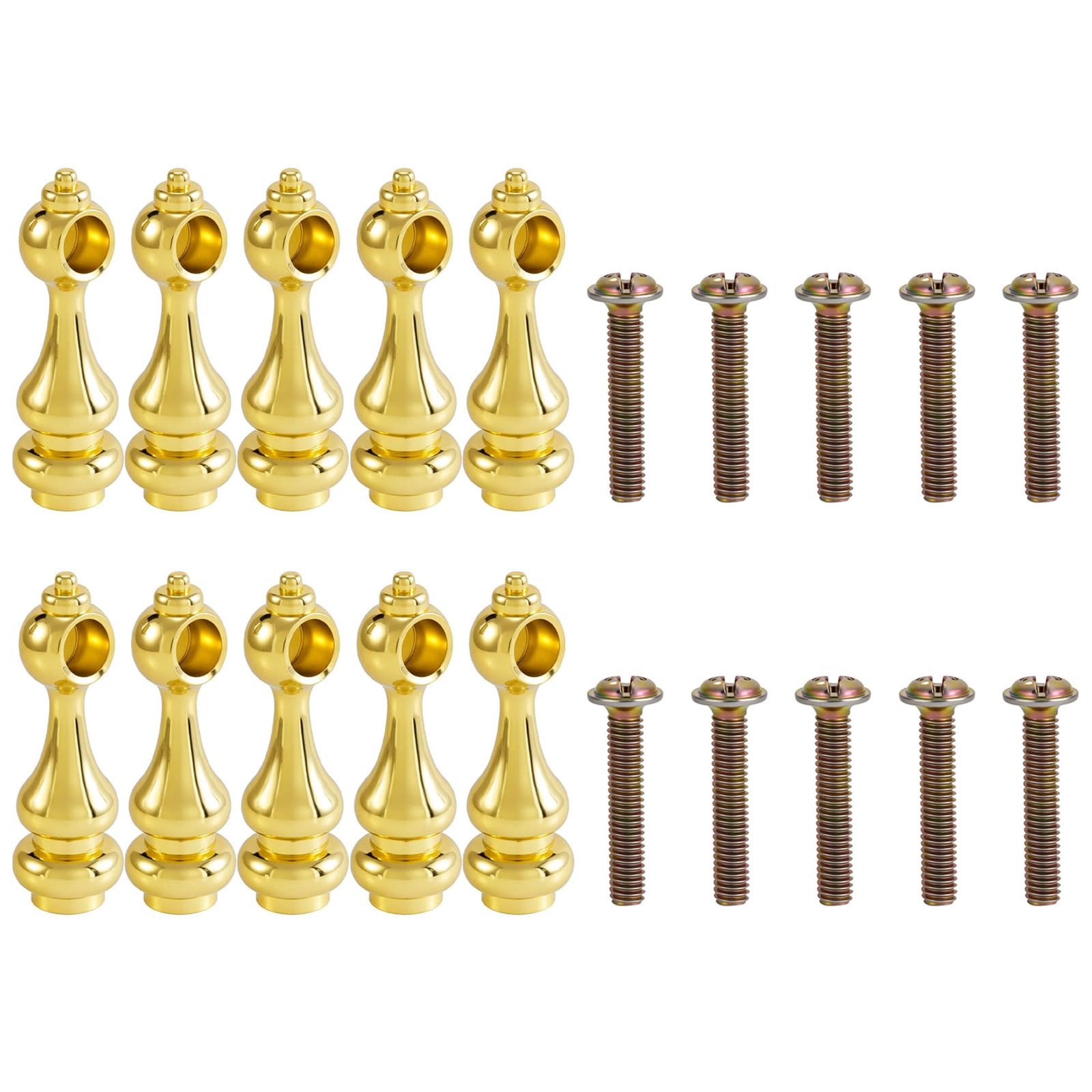 10Pcs Gold Finish Metal Rails Clip for Bookcases and Wine Cabinets Easy Installation and Sturdy Build Shelf Brackets Club Cabinet Hardware Parts