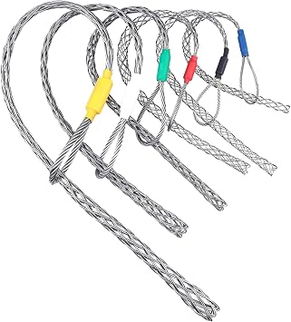 Cable Pulling Sock Grip, Wire Pulling Grip Tools, for Electrical Grips, Light and Heavy Cables (12-14MM), 1Pack