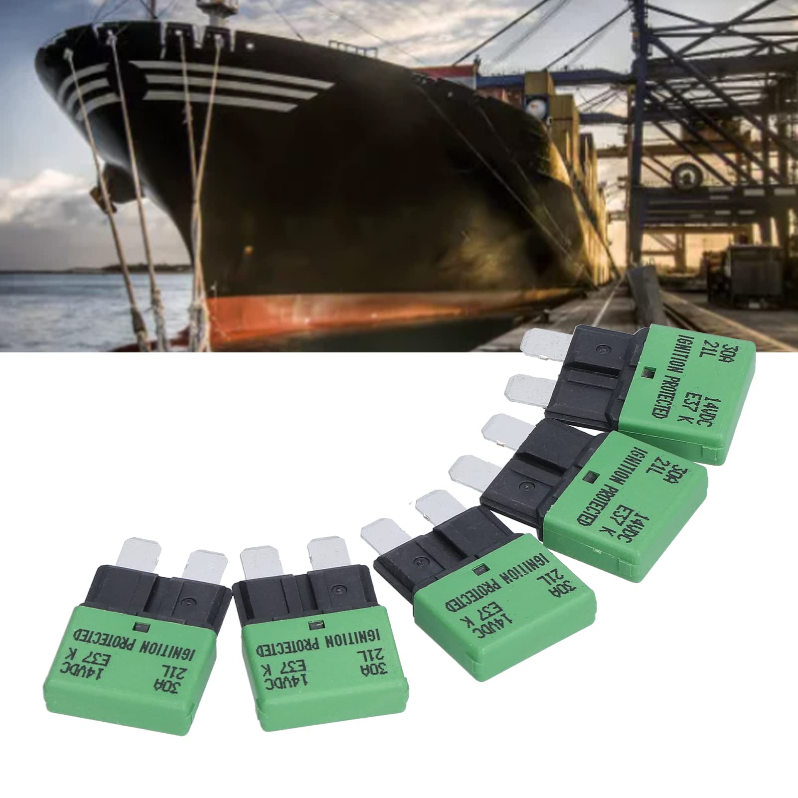 Marine Automatische Reset Sicherung 12V/24V – Dünner ATC-Typ, 5-30A, Für Auto, Boot & Wohnmobil