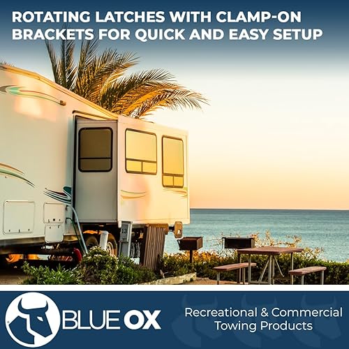 Miniatura 6 de Blue Ox BXW0875 Enganche de distribución de peso de 2 puntos 800 libras, vástago de 6 agujeros, bola de 2-516"