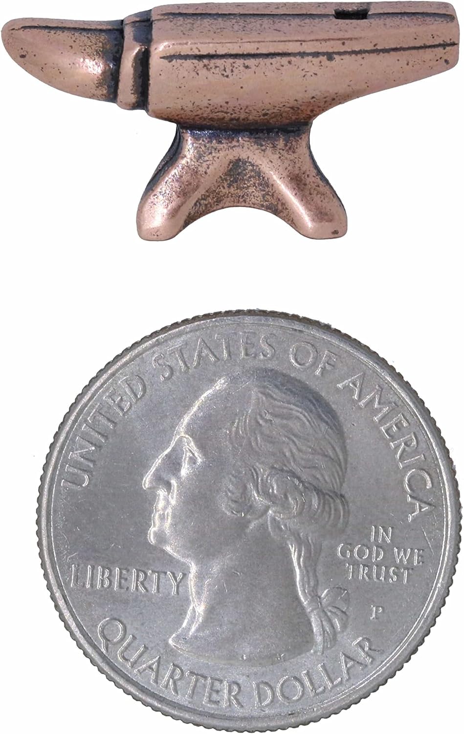 Jim Clift Design Anvil Copper Lapel Pin - Image 2