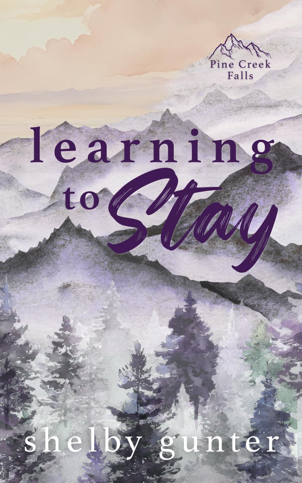 Learning to Stay: A Single Dad, Cowboy Romance (Pine Creek Falls)