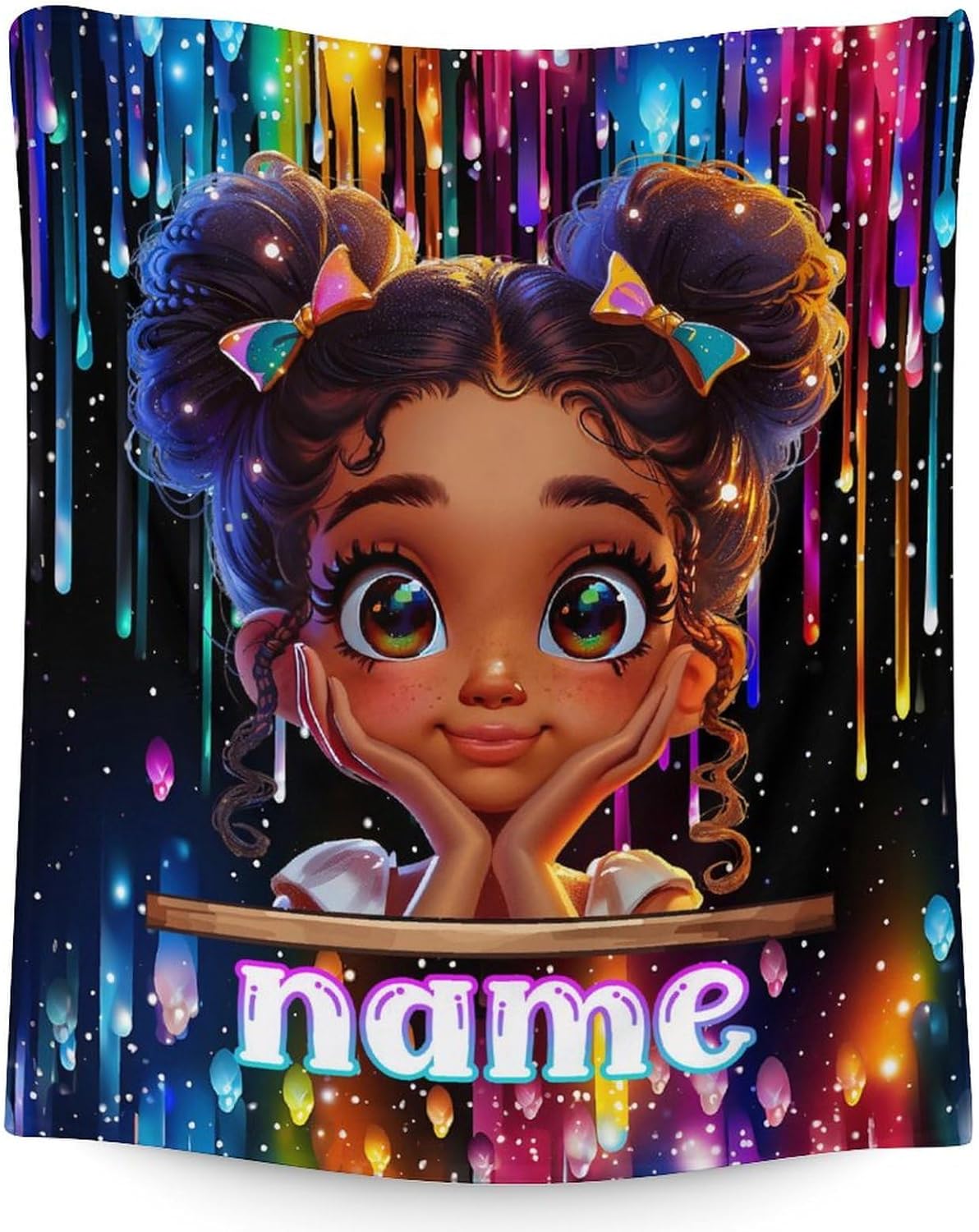 Sharecolor Custom Kids Throw Blankets for Girls, Cute