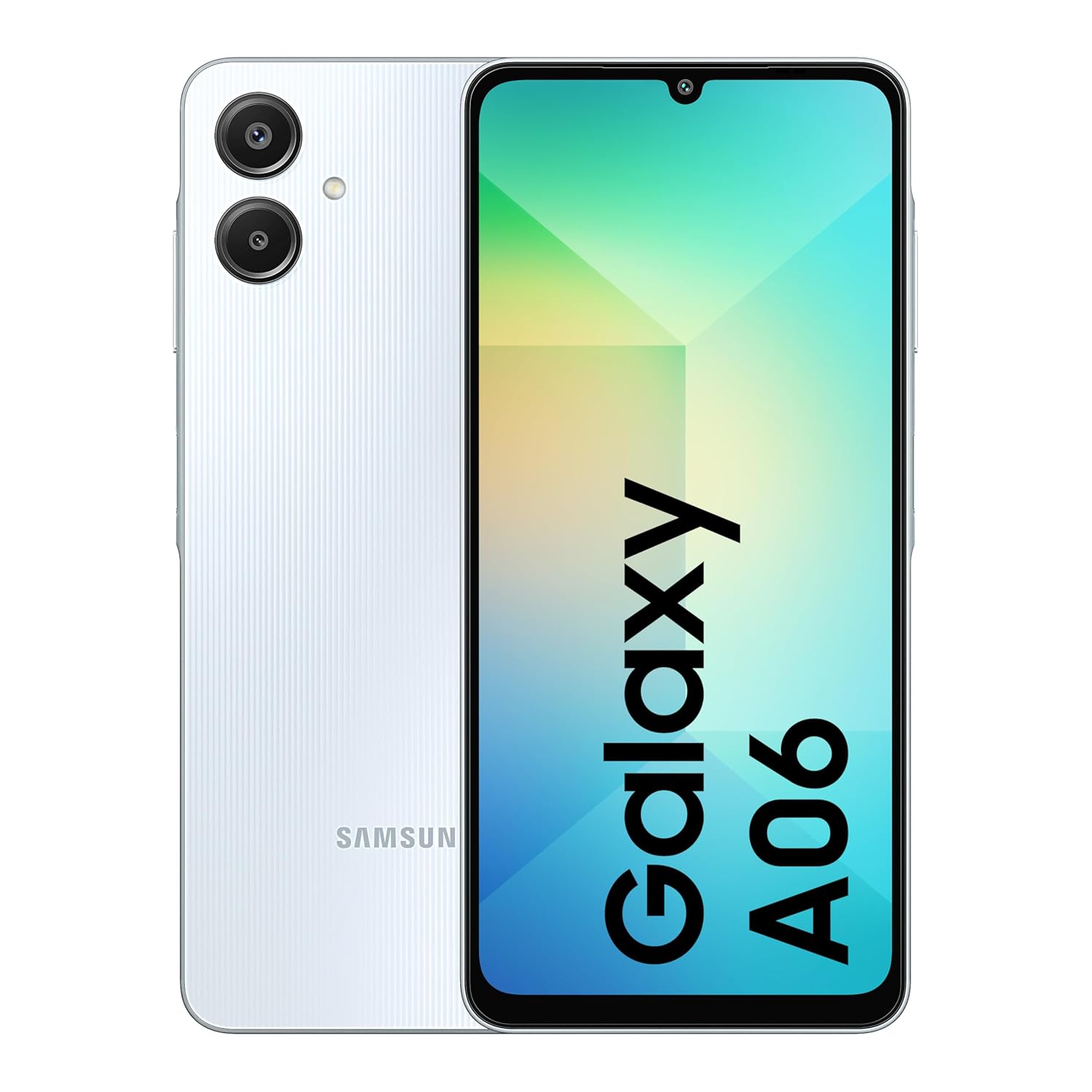 Samsung Galaxy A06 (Light Blue, 4GB RAM, 128GB Storage)| 50 MP Main Camera| Upto 8GB RAM with RAM Plus| MediaTek Helio G85| 5000 mAh Battery Knox Vault: Security & Privacy| Fingerprint Sensor Samsung Galaxy A06 (Light Blue, 4GB RAM, 128GB Storage)| 50 MP Main Camera| Upto 8GB RAM with RAM Plus| MediaTek Helio G85| 5000 mAh Battery Knox Vault: Security & Privacy| Fingerprint Sensor