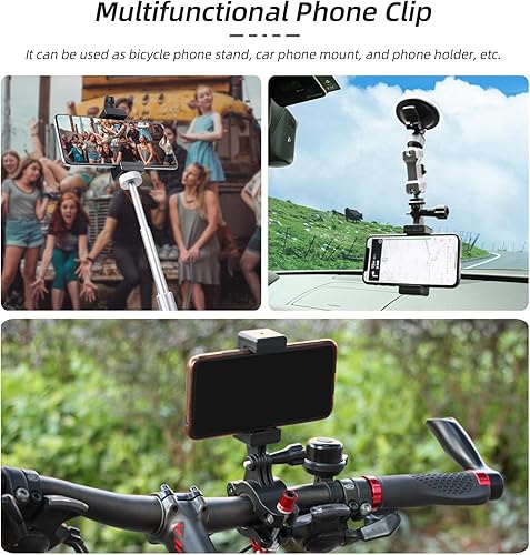 Miniatura 4 de WOENJO DJI Pocket 3 - Juego de 3 soportes para teléfono, accesorios de expansión con orificio de rosca de 14 pulgadas compatible con DJI Osmo Pocket