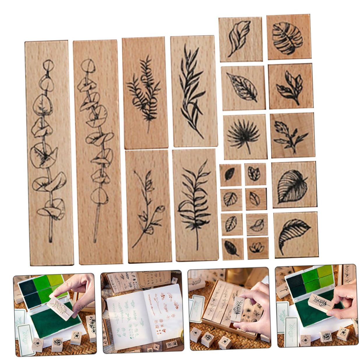 SHINEOFI 5 Juegos Sello De Goma Estampilla Diario Pegatinas Papel De Álbum De Recortes Sello De Etiqueta s Claro Equipo De Nombre Para Ropa De Vestidor Mini De Madera