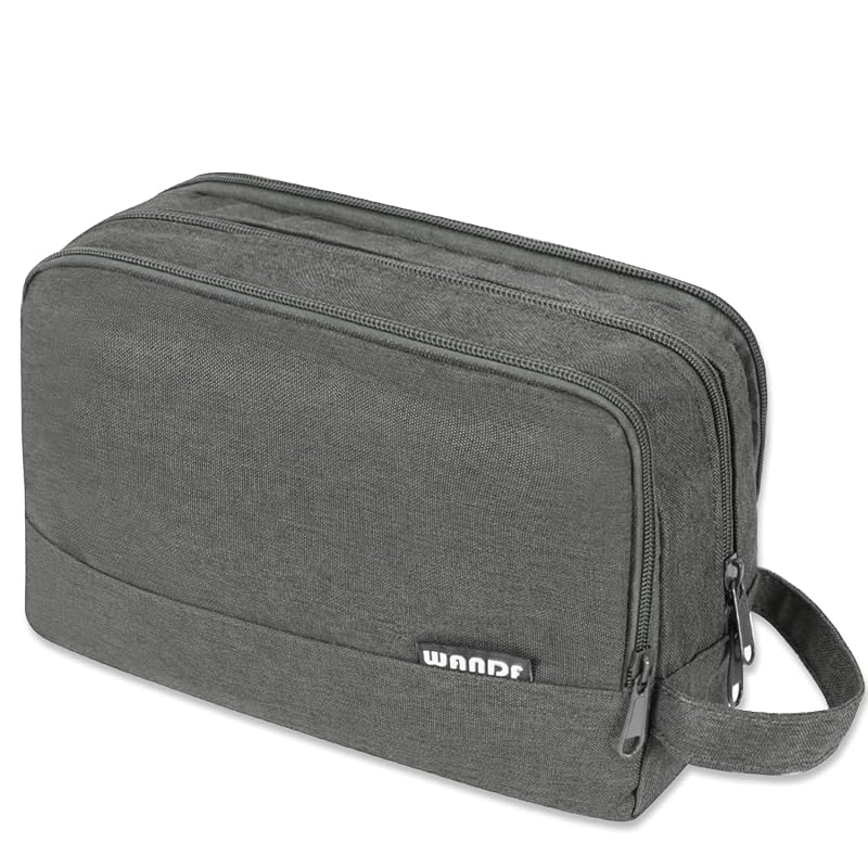 Necessaire de viagem WANDF para produtos de higiene, compacta