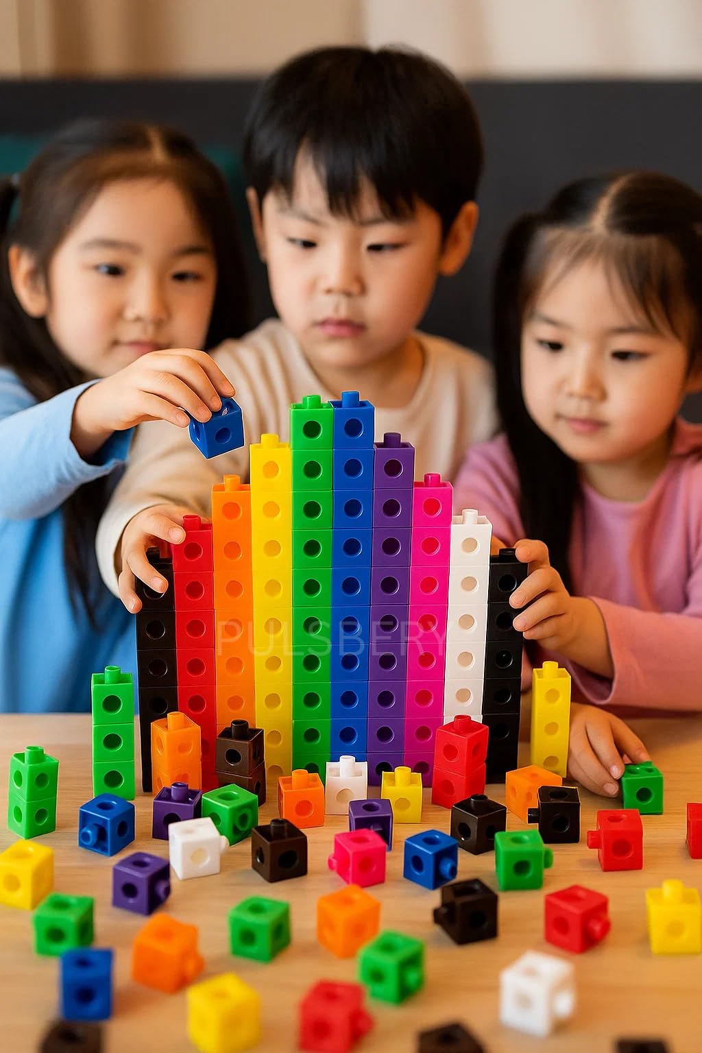 - AEXONIZ TOYS Building Blocks Toy For Kids-100Pcs Plastic Non-Toxic Cube Blocks Set For Counting,Sorting,Stem,Essential Skills,Motoric,Connecting Math Manipulatives Educational Toy For Preschool,Multi