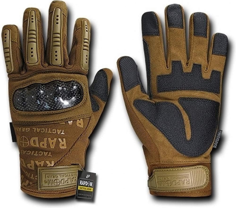 RAPDOM RAPDOM Tactical Carbon Fiber Combat Gloves