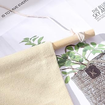Pin Display Wall Banner Enamel Pin Holder Canvas Pennant Flag for Collection Badge Brooch Lapel Button Hanging Board Blank Fabric Sign for Room Decor, Medium, Natural