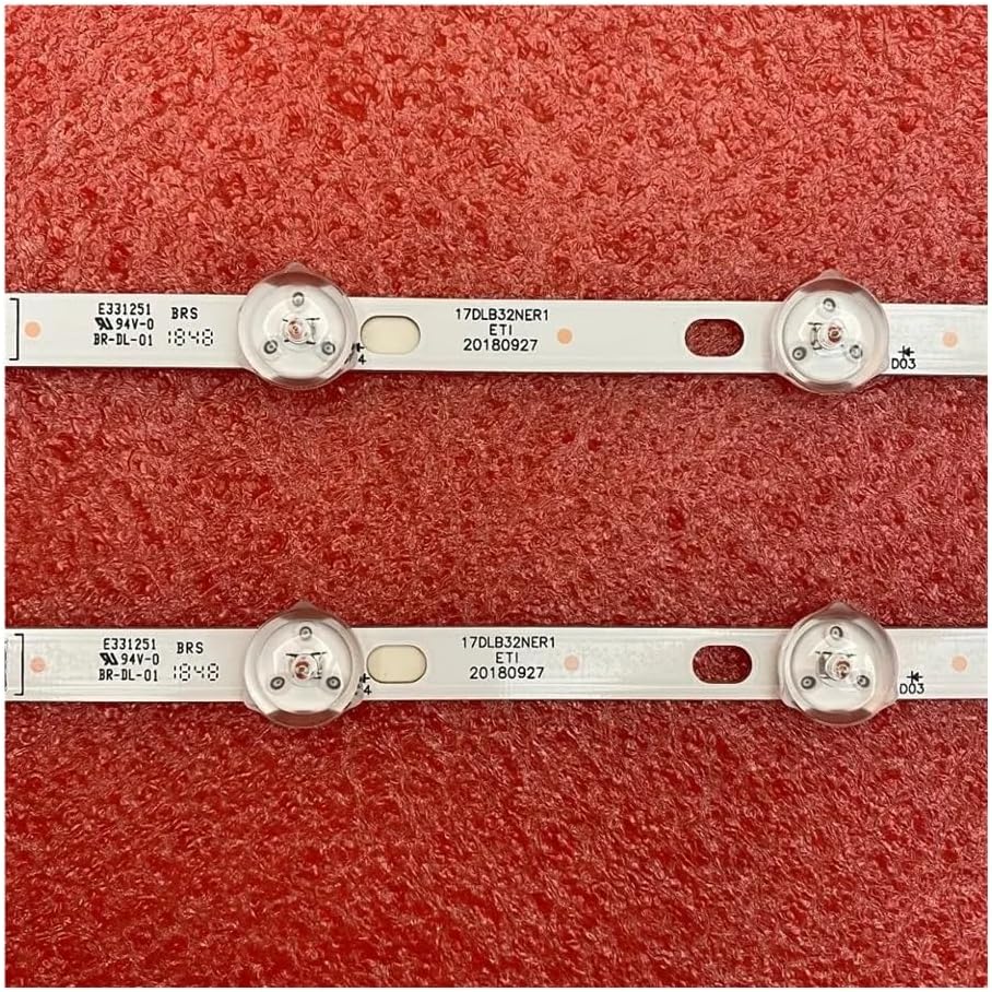 Strip Compatible with 32HB4T61 32HYT011 32L3863DG 32W3433DG TX-32E302B LT-32C670 LT-32C666 LT-32C672 LT32C690 Spare Parts(2pcs for 1 TV)