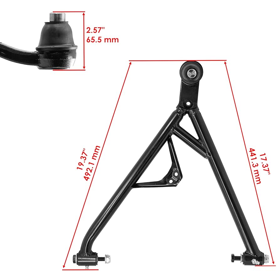Amazon.com: Caltric Front Lower Left A-Arm Compatible with
