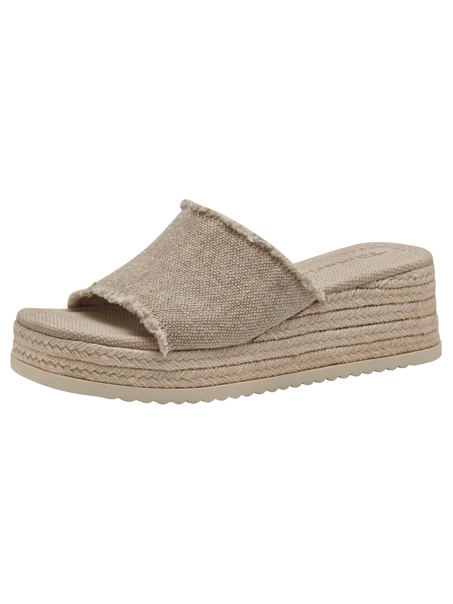 Tamaris Damen 1-27232-42, Flat Sandal, Beige,