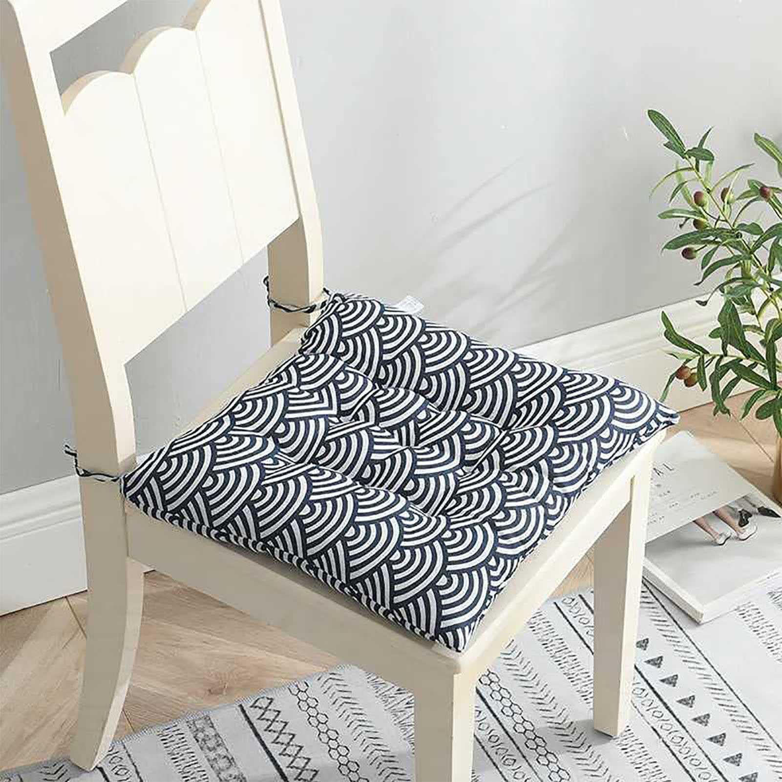 Dickes Baumwoll-Lesekissen, bequemes und Yoga-Kissen, Midi- und verdicktes Sitzkissen für Esszimmer, Küche, Terrasse, Sofa, perfekt für Entspannung